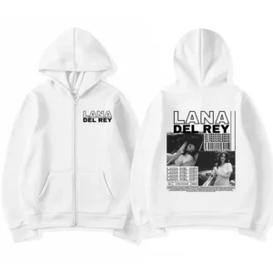 Lana Del Rey Album Graphic Zipper Hoodie