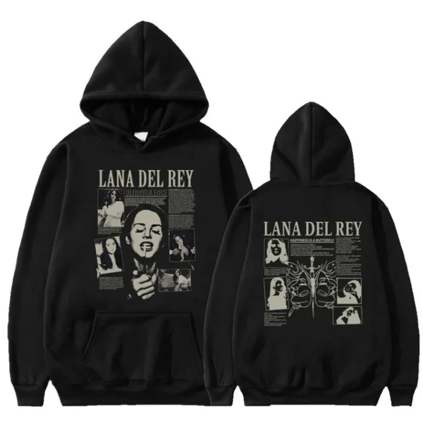 Lana Del Rey Hoodie Graphic Print