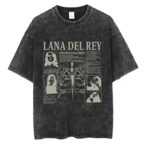 Lana Del Rey Ldr Sailing Vintage Wash T Shirt Retro Style