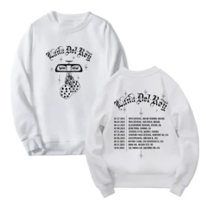 Lana Del Rey Tour Crewneck Long Sleeve Sweatshirt