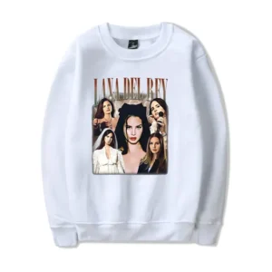 Lana Del Rey Tour crew neck sweatshirt Merch pop graphics